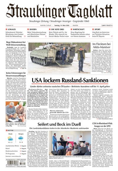 Straubinger Tagblatt 2026-03-14