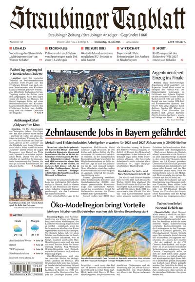 Straubinger Tagblatt 2026-07-16