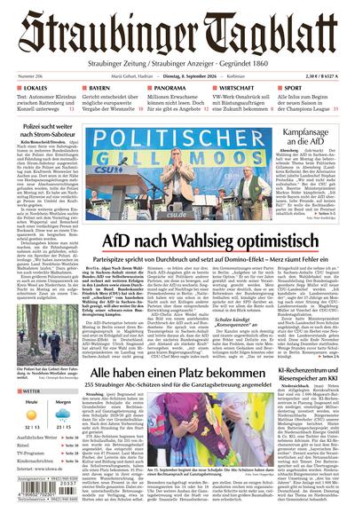 Straubinger Tagblatt 2026-09-08