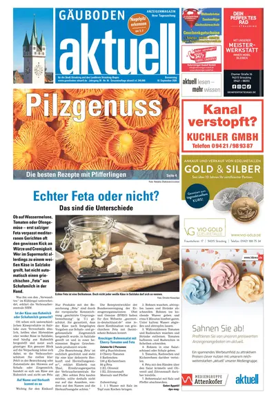 Gäuboden aktuell 2026-09-10