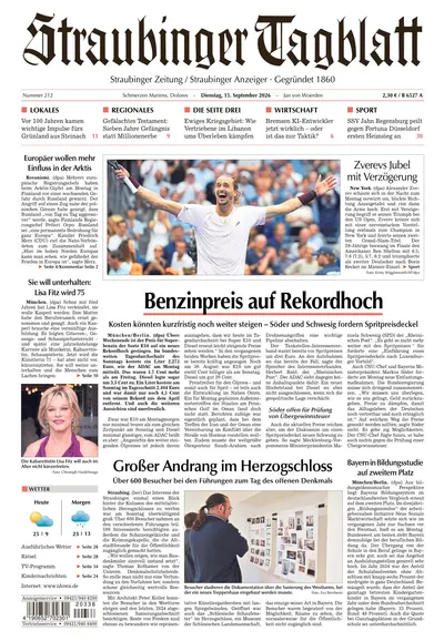 Straubinger Tagblatt 2026-09-15